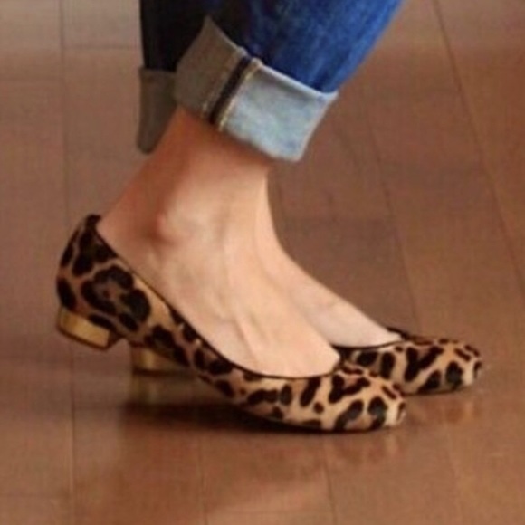 J. Crew Janey Leopard Calf Hair Flats - Picture 16 of 16